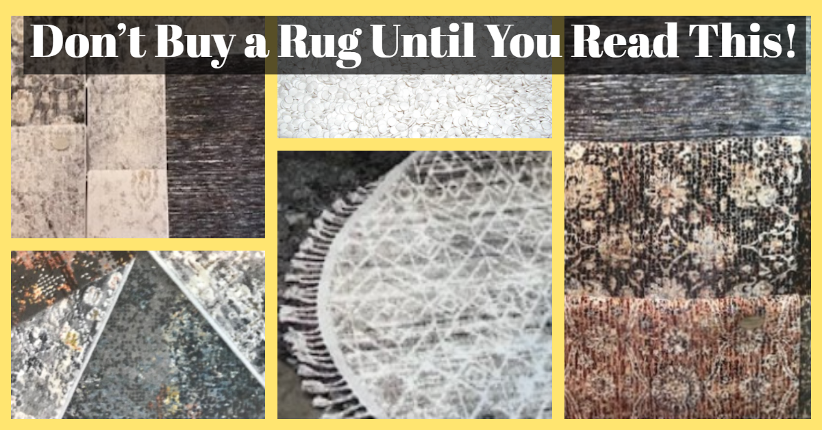 Don’t Forget the Rugs!